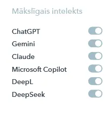 Izmantojam mākslīgo intelektu